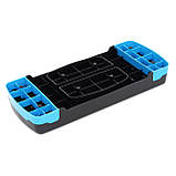 Степ-платформа 2-ступінчаста Cornix 68 х 28 х 10-15 см XR-0191 Black/Blue, фото 4