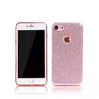 Чохол Remax Glitter iPhone 7 рожевий силікон