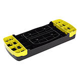 Степ-платформа 2-ступінчаста Cornix 68 х 28 х 10-15 см XR-0192 Black/Yellow, фото 7