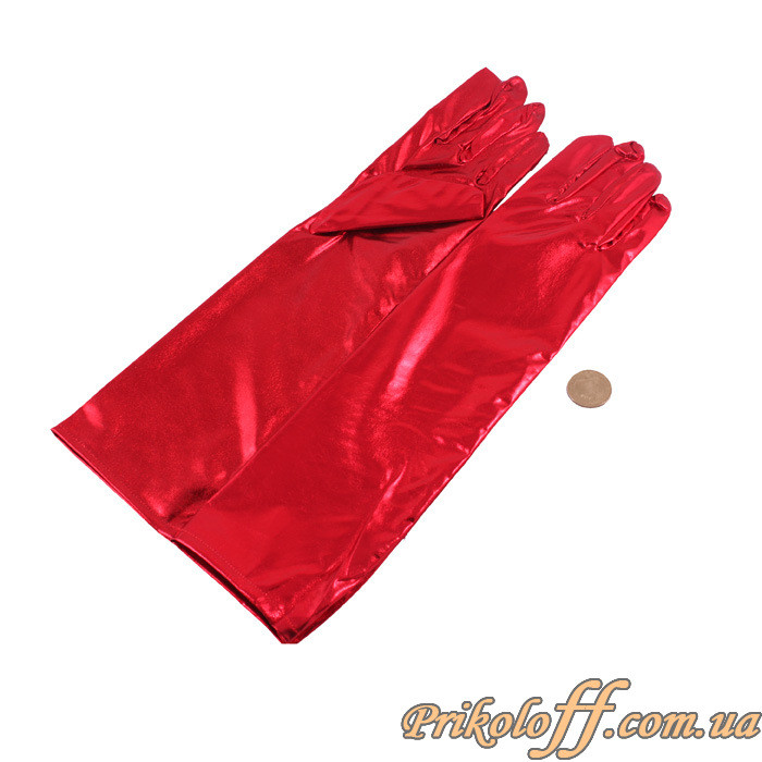 Перчатки жіночі, червоні, фото 1