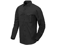 Боевая тактическая мужская рубашка Helicon tex , армейская рубаха черная DEFENDER Mk2 Shirt long sleeve® M