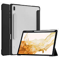 Чехол TOBY Gum Spen holder Samsung Galaxy Tab S7 FE / Plus / S8 Plus 12.4 Black