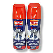 Рідка Крем-Чраска для взуття SHOW темно-синя75 мл, фото 2