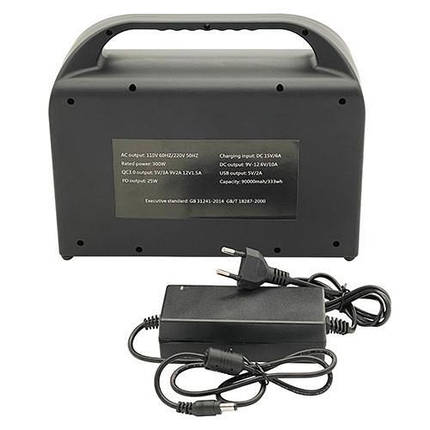 Портативна зарядна станція для дому у похід 300W/600W Max 220V PROTESTER PRO-PS300E, фото 3