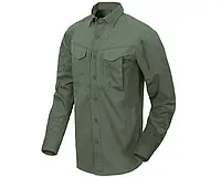 Боевая тактическая мужская рубашка Helicon tex , армейская рубаха Хаки DEFENDER Mk2 Shirt long sleeve® олива