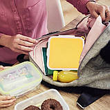 Ланчбокс бутербродниця седвічниця силіконова Silicone Pocket — жовтий (LB-103870), фото 9