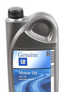 Олива моторна Semi Synthetic SAE 10W40 (2 Liter) GM 93165214 GM Opel Kadett, Ascona, Astra, Omega, CORSA,