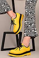 Туфли женские желтые Т1710 Уценка (читайте описание)