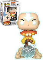 Фанко поп! Аватар The Last Airbender Aang on Airscooter Glow in The Dark GITD Chase Special Edition Накле