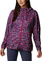 Wild Fuchsia Dotty Disguise Print Small Женская ветровка с принтом Columbia Flash Forward