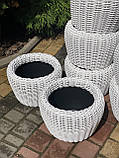 Плетені корзини для квітів, фото 2