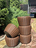 Кошик плетений з ротанга, фото 3