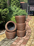 Кошик плетений з ротанга, фото 2