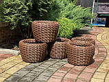 Кошик плетений з ротанга, фото 6