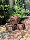 Кошик плетений з ротанга, фото 4