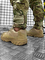 Армійські польові військові кросівки ЗСУ coyote, Міцне тактичне чоловіче взуття ЗСУ койот