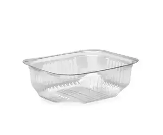 Упаковка пластикова одноразова без кришки ПС-182 розмір 117х84х30 об'єм 150 мл 50 шт/уп.