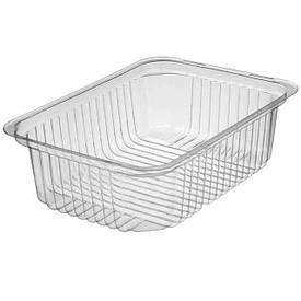 Контейнери для їжі одноразові без кришки ПС-161 розмір 143х104х43 об'єм 350мл 50шт./уп.