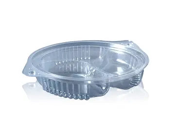 Контейнер одноразовий без кришки об'єм 500 мл ПС-481 розмір 198х167х40 50 шт/уп.