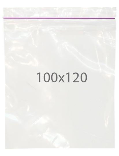 Пакет поліетиленовий zip lock густина 50 мкр розмір 100х120 100 шт/уп.