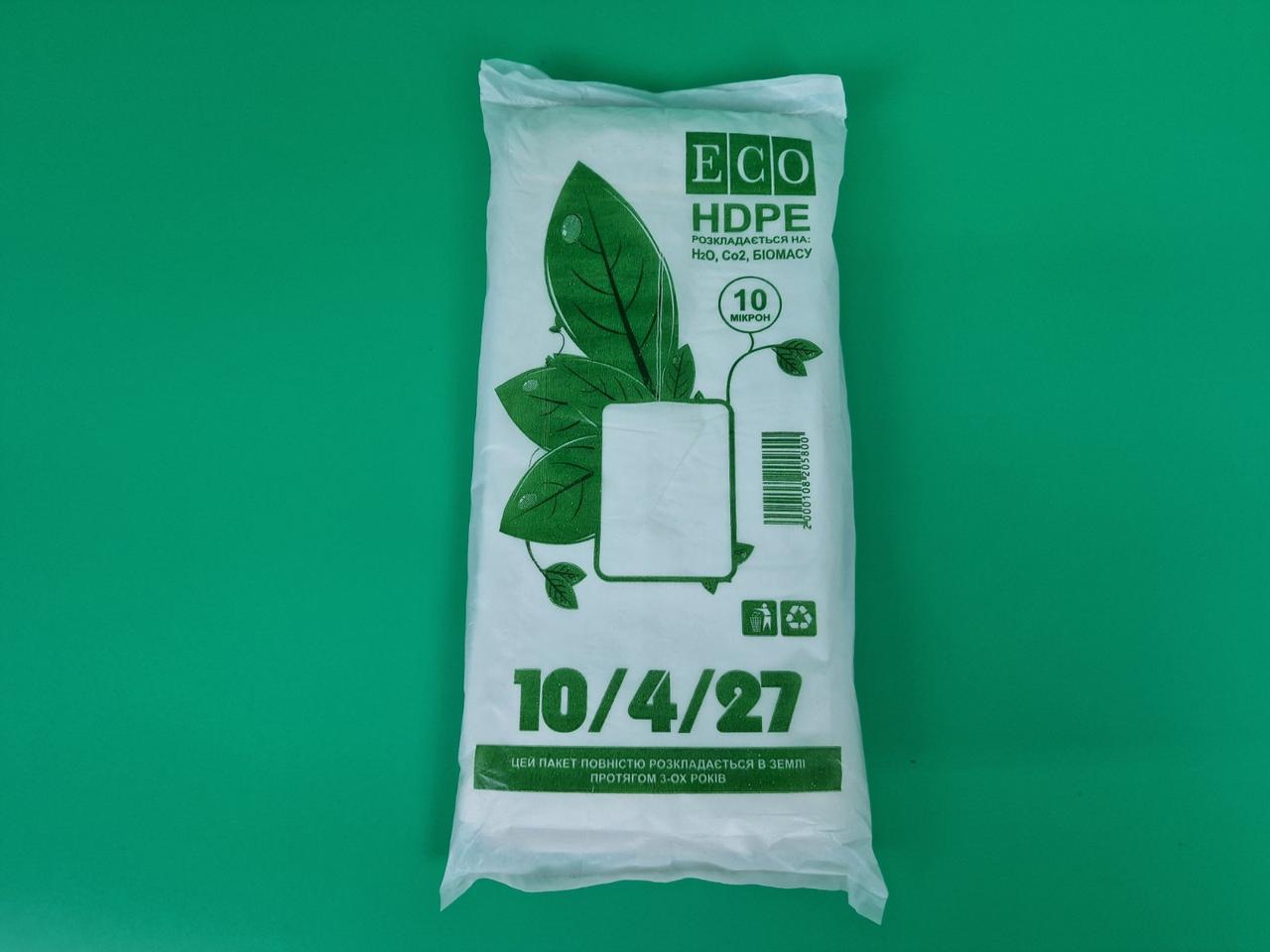 Фасувальний пакет №2 розмір 18х27 вага 300 грам "Еко" (1 пачка)