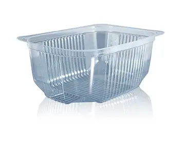 Блістерна пластикова упаковка для салатів ПС-140 без кришки розмір 180х130х68 об'єм 1000 мл 50 шт/уп.