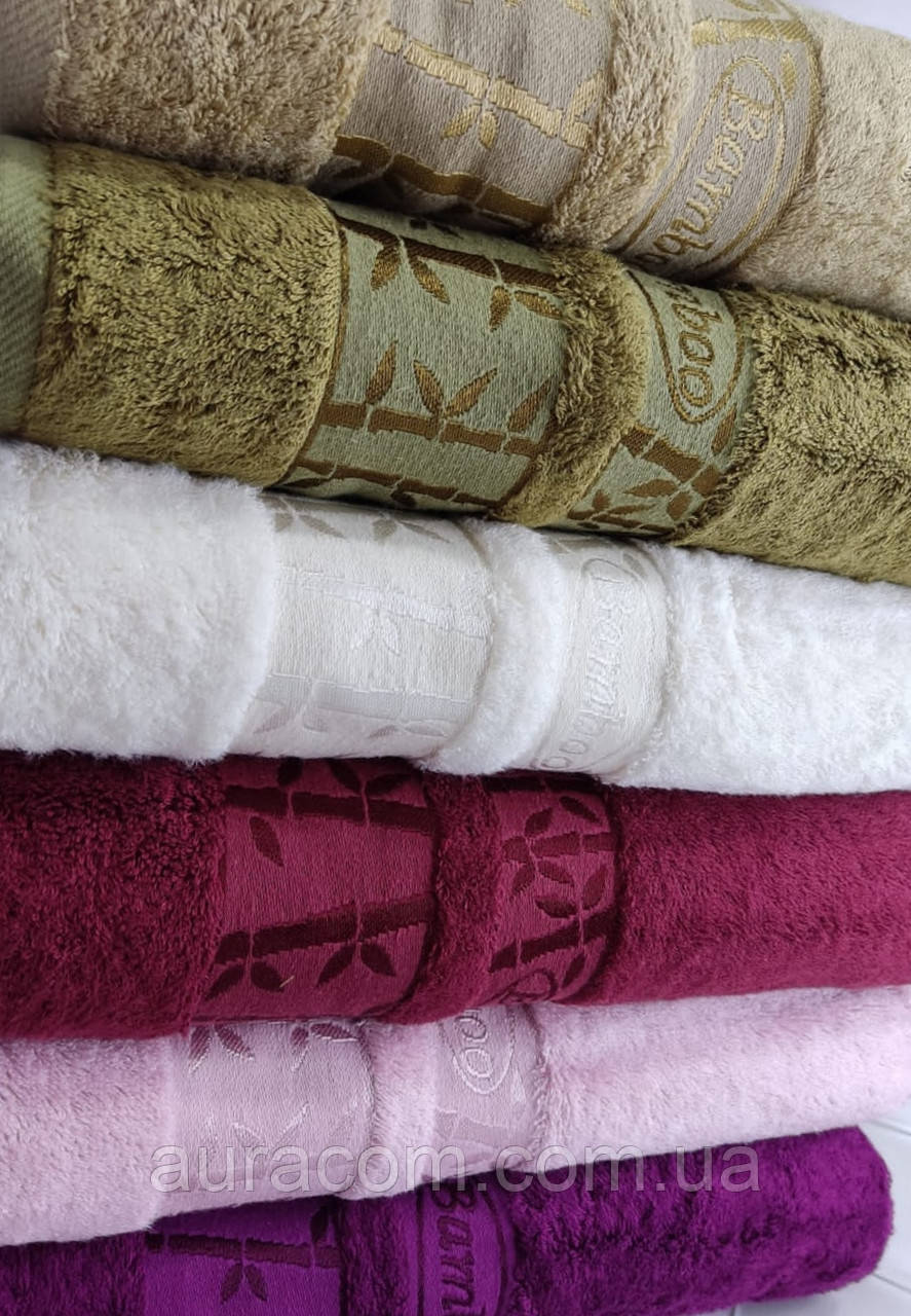 Бамбукові, лазневі рушники, Pupilla Gold, паковання 6 штук, Туреччина, фото 1