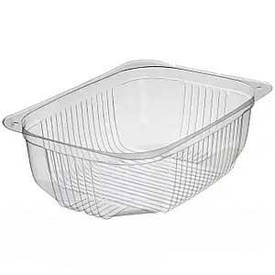 Пластикові контейнери одноразові без кришки ПС-171 об'єм 350 мл розмір 134х110х44 50 шт/уп.