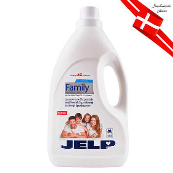 FAMILY Гіпоалергенний гель для прання білого 2л 90027 / 5713183900276 (6) "JELP"