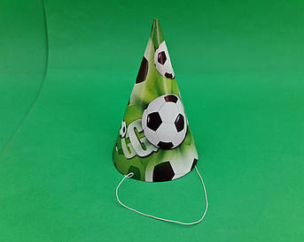 Ковпаки святкові маленькі 20 шт. "Футбол" (1 пачка)