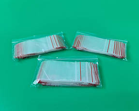 Пакет з замком zipp 6x8 польські(100шт) (1 пач.), фото 3