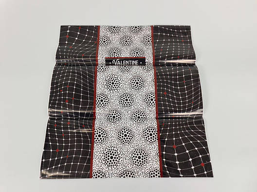 Пакет-сумка 40х45 з пластиковою ручкою "Валентайм" без ручки (10 шт), фото 2