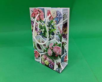 Пакет паперовий подарунковий малий 11/18/5 (арт М038) (12 шт.)