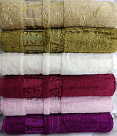 Бамбуковые полотенца для лица, Pupilla Gold, упаковка 6 штук, Турция