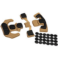 Комплект подушок тактичного шолома FAST Premium бежевий койот