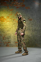 Мужская тактическая армейская форма ВСУ, Камуфляжный военный костюм soft shell мультикам