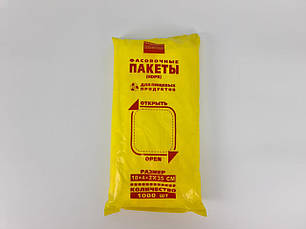 Пакет фасувальний 18*33 (1000шт) 5 мкр "Пласт Жовта" (1 пачка), фото 5