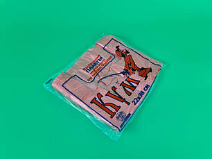 Поліетиленовий пакет майка розмір 22х38 Кум колір червоний 100шт/уп., фото 3