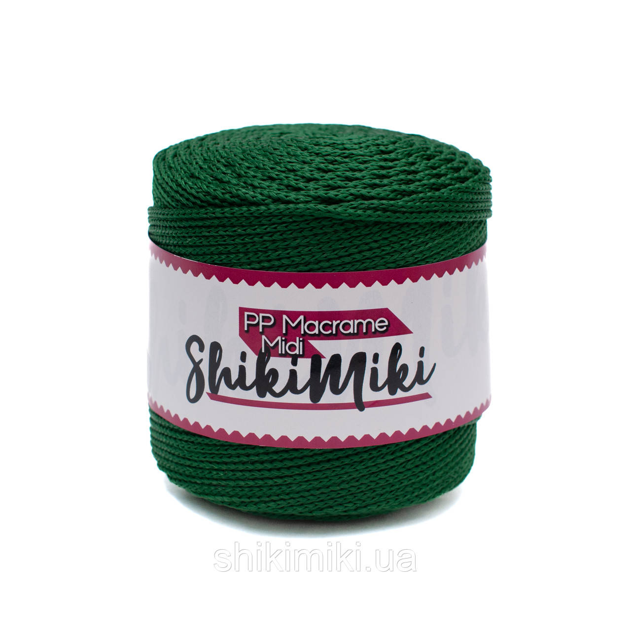 Трикотажний шнур PP Macrame Midi 3 mm, колір Темний смарагд