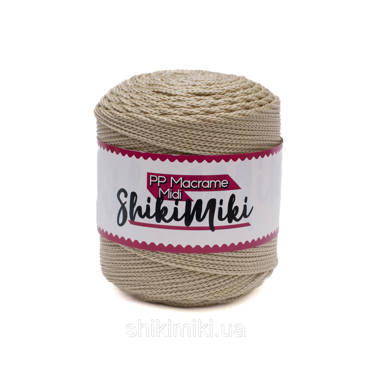 Трикотажний шнур PP Macrame Midi 3 mm, колір Темний латте, фото 1