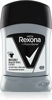 Дезодорант-стик мужской Rexona Men Invisible on Black+White антиперспирант твердый. Оригинал