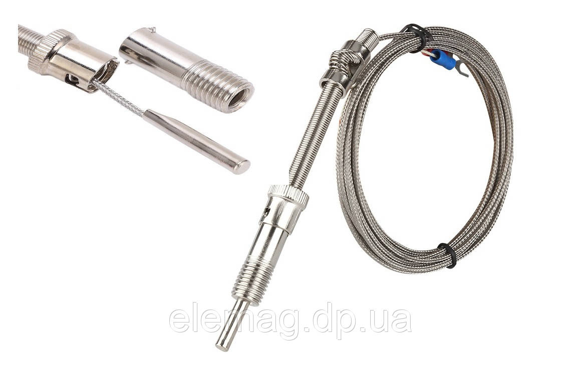 Термопара UDS тип ТХА (К) з кріпленням типу байонет 5 метри