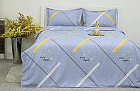 Комплект постельного белья 200*220 голубой Daguanyuan 21200