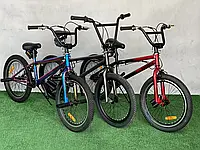 Велосипед трюковой Corso BMX, 20'', стальная рама, односкоростной, тормоза Logon с гиротором, пеги Красный