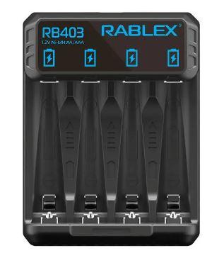 Зарядний пристрій Rablex RB403 для акумуляторів типу АА \ ААА