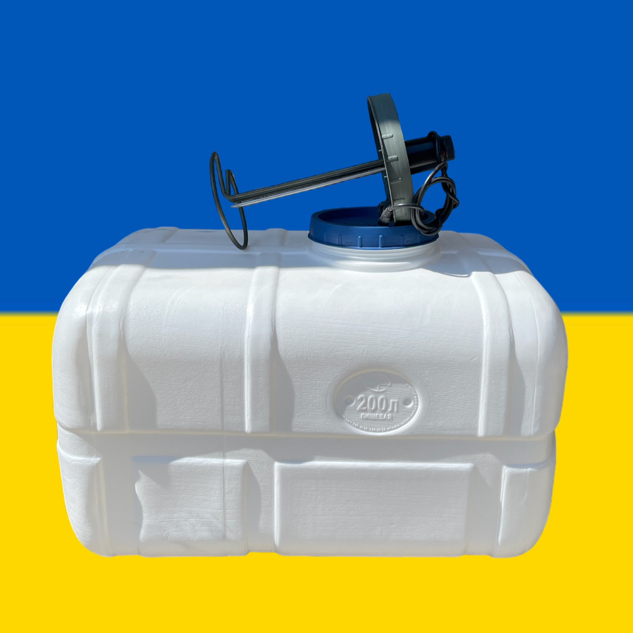 Бак для душа прямоугольный пищевой з теном нагревателем воды и лейкой ...