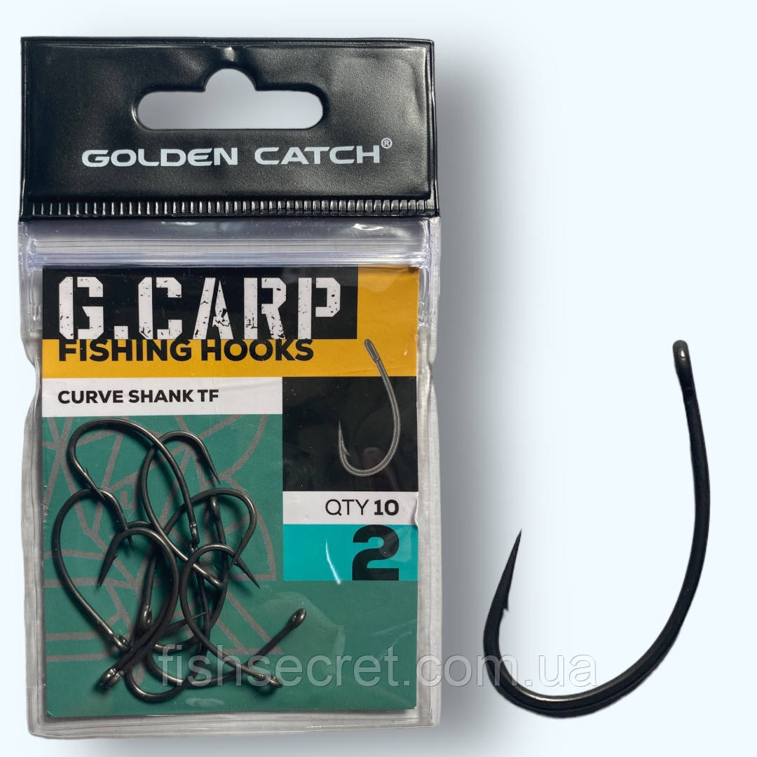 Гачок GC G.Carp Curve Shank TF 2, фото 1