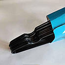 Силіконові плічки вішалки металеві посилені для одягу 700 гр упаковка 10 шт, фото 4