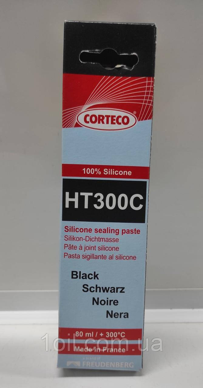 CORTECO HT300C pâte à joint silicone noir +300° 80ml 