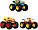 Набір Хот Вілс Машинки 3шт Змінюють колір Hot Wheels Monster Trucks 1:64 Color Shifters 1:64 HGX20 Ориг, фото 3